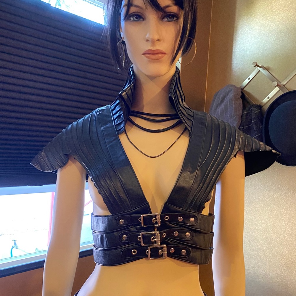 Leather Vest Harness